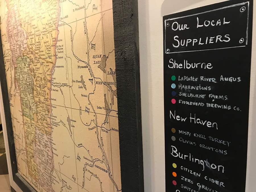 Map of local food purveyors
